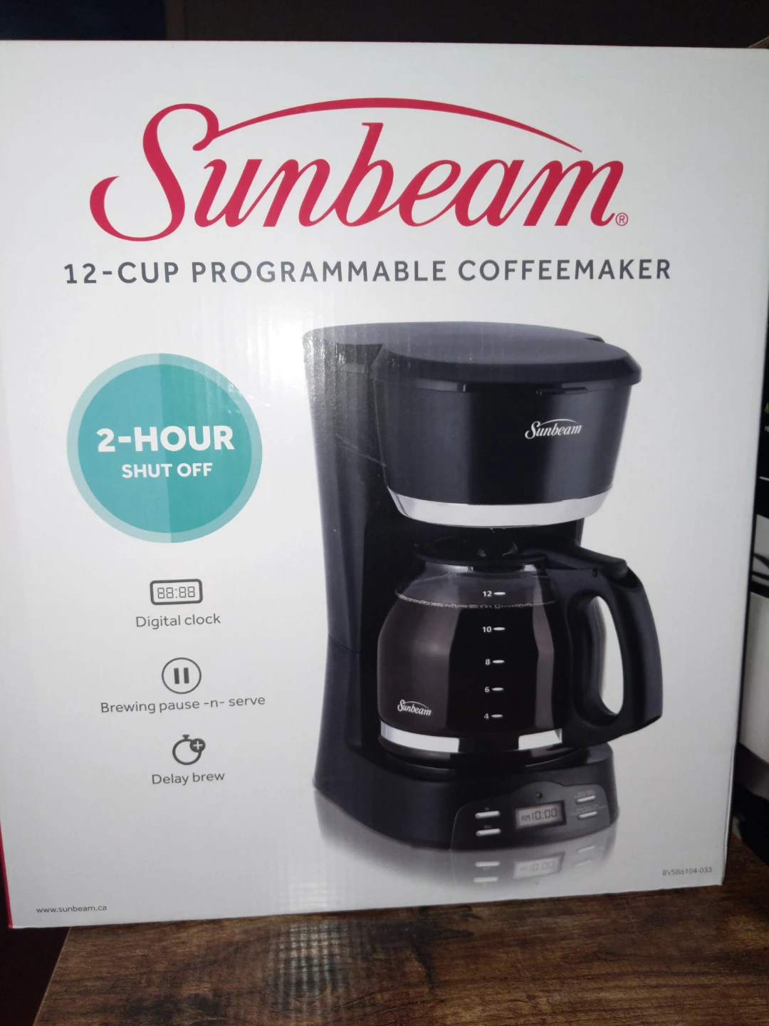 Sunbeam 12-Cup Programmable Coffeemaker 🥕 - photo 2