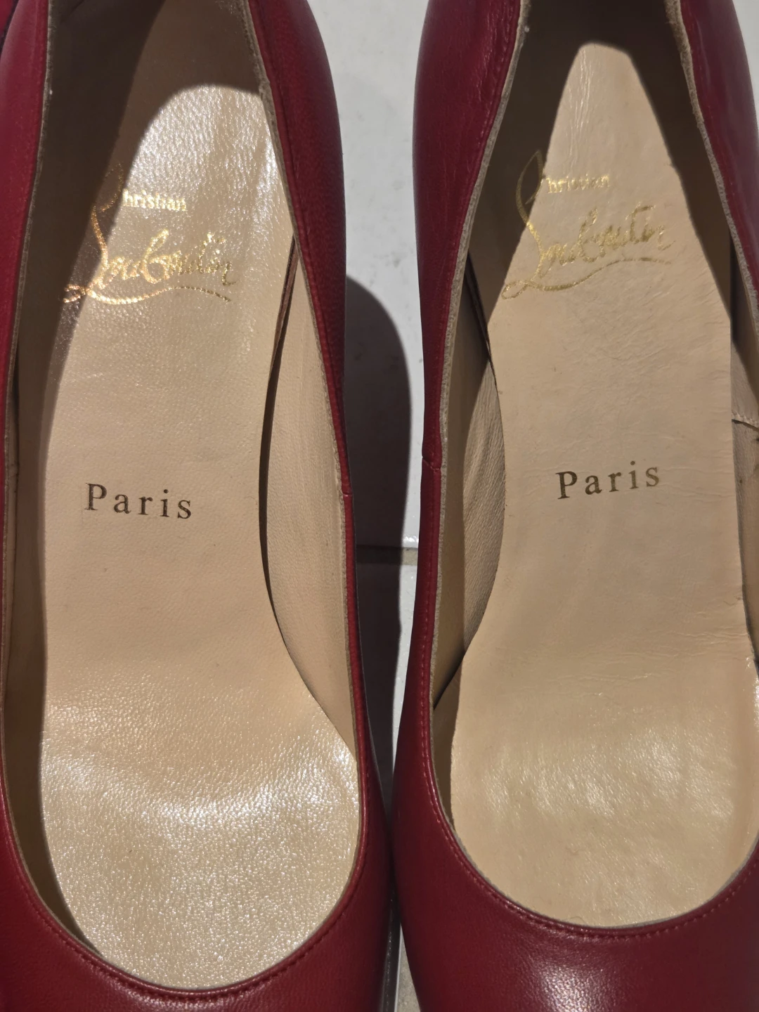Christian Louboutin Red Leather Heels - photo 4