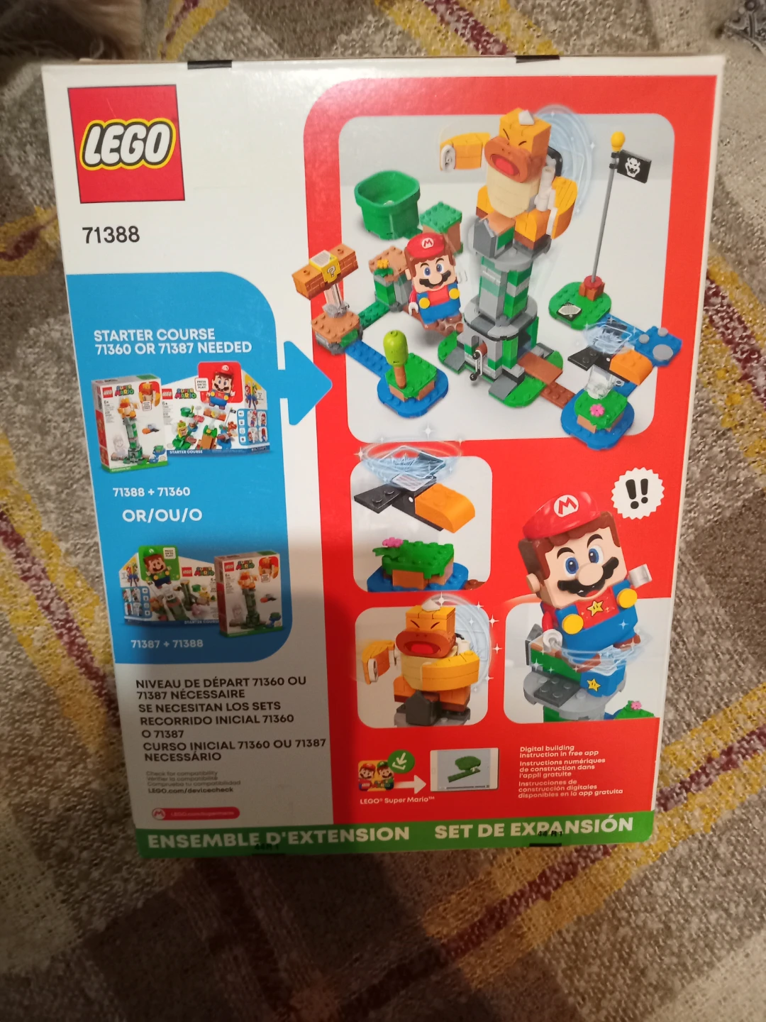 LEGO Super Mario 71388 Boss Sumo Bro Topple Tower Expansion Set - photo 2