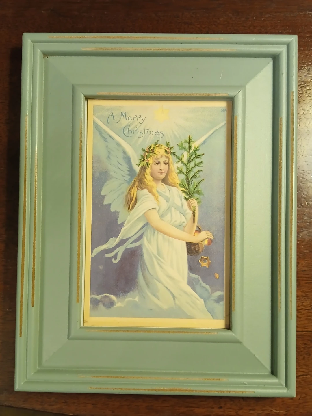 🥕Wooden Frame with Christmas Angel!🧤 - photo 2