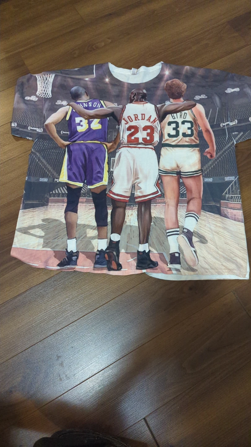 Magic Johnson, Michael Jordan, Larry Bird T-Shirt 3XL