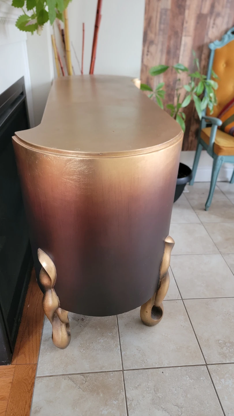 Unique Curved Sideboard with Ombre Finish - photo 4