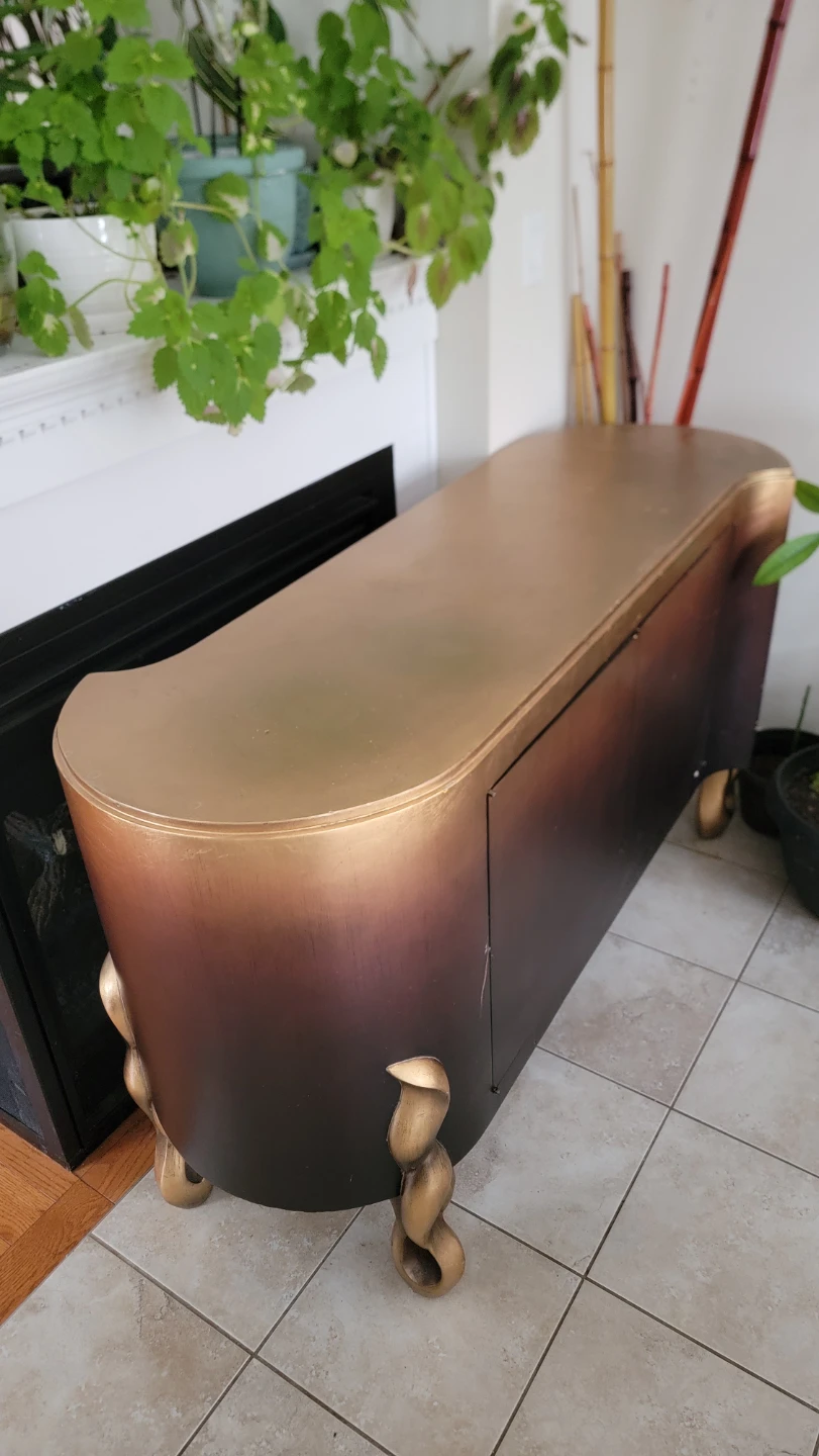 Unique Curved Sideboard with Ombre Finish - photo 5