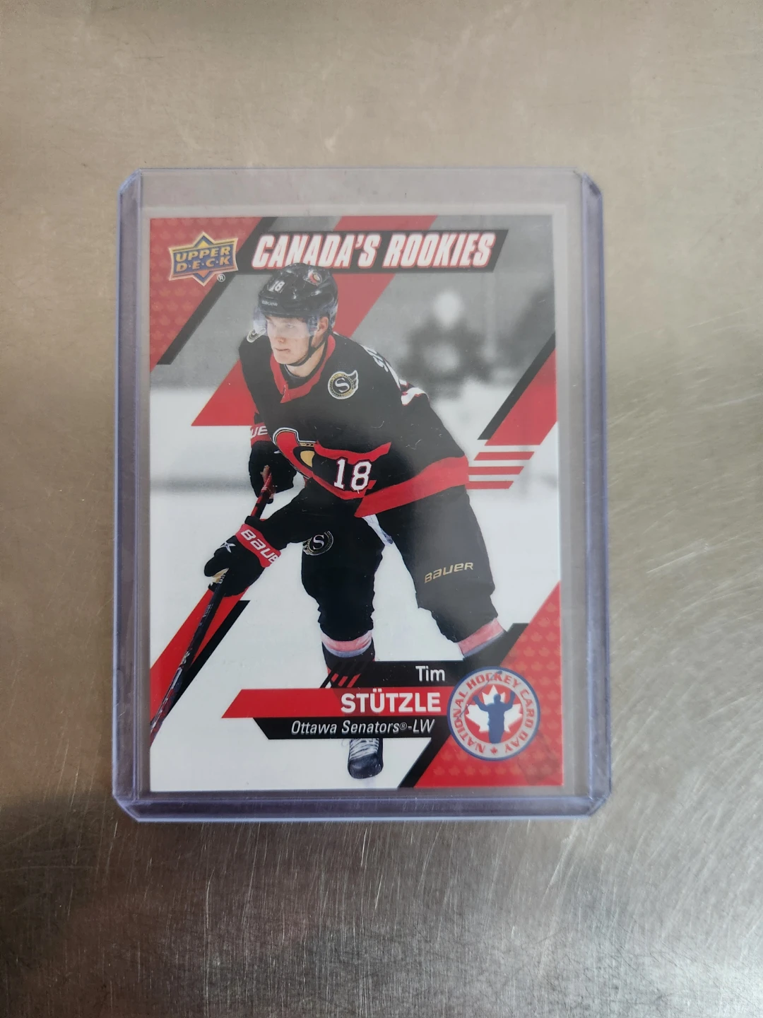 Upper Deck Tim Stützle Canada's Rookies Hockey Card 2021