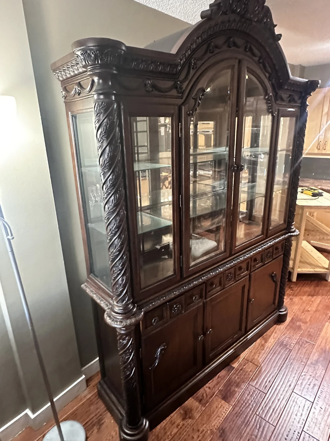 Real Wood China Cabinet - photo 2