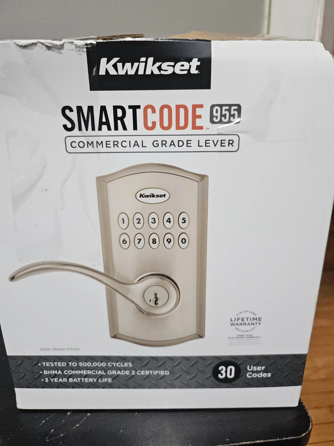 Kwikset SmartCode 955 Commercial Grade Lever Lock
