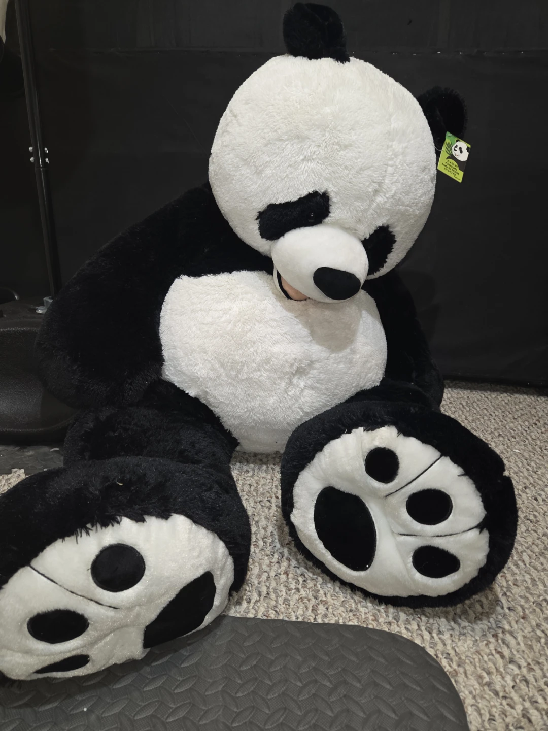 HUGE FUN Giant Plush Panda 1.35m (53 in.)