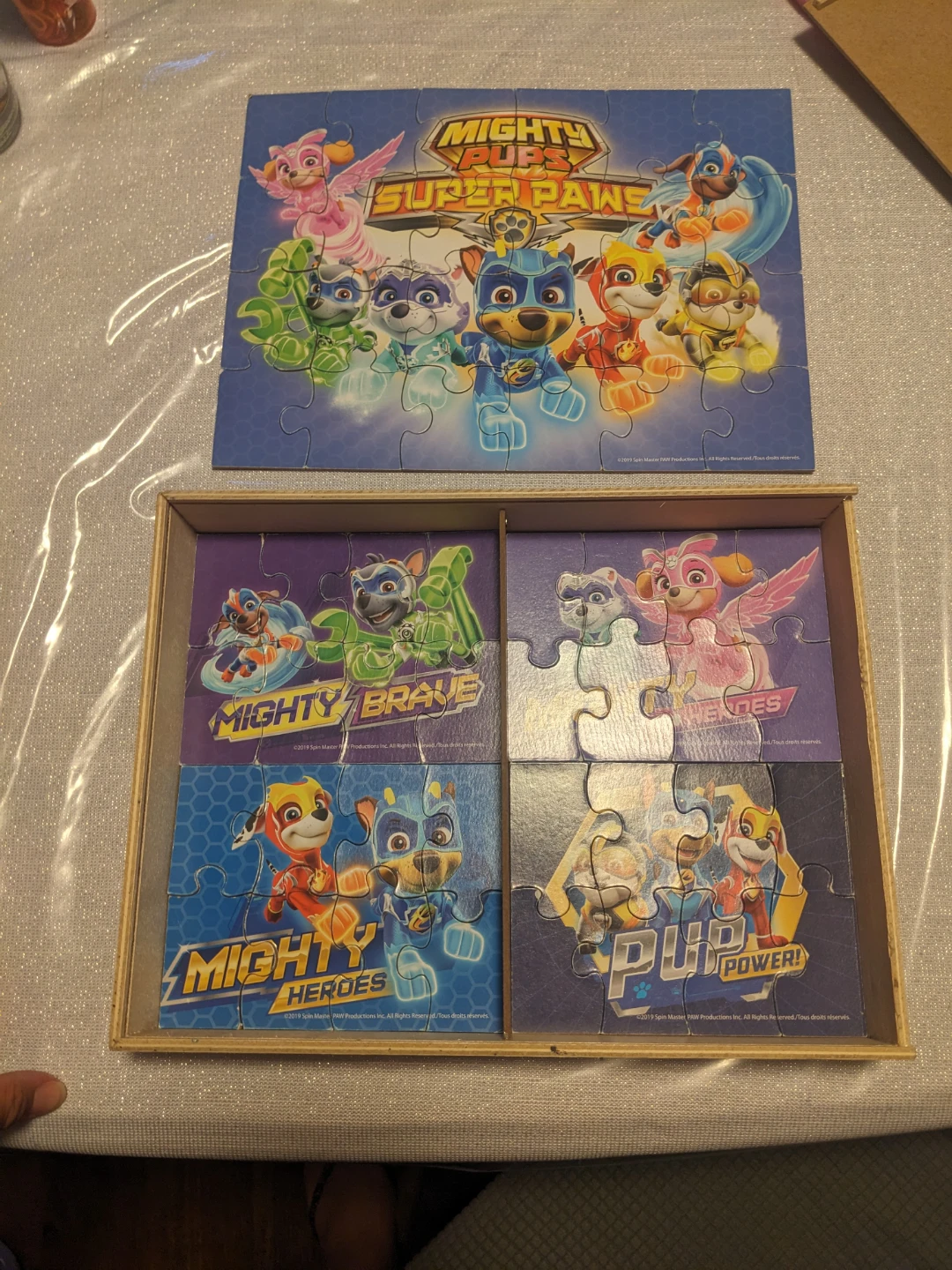 Paw Patrol: Mighty Pups Super Paws: 5 Pack Wooden Puzzle
