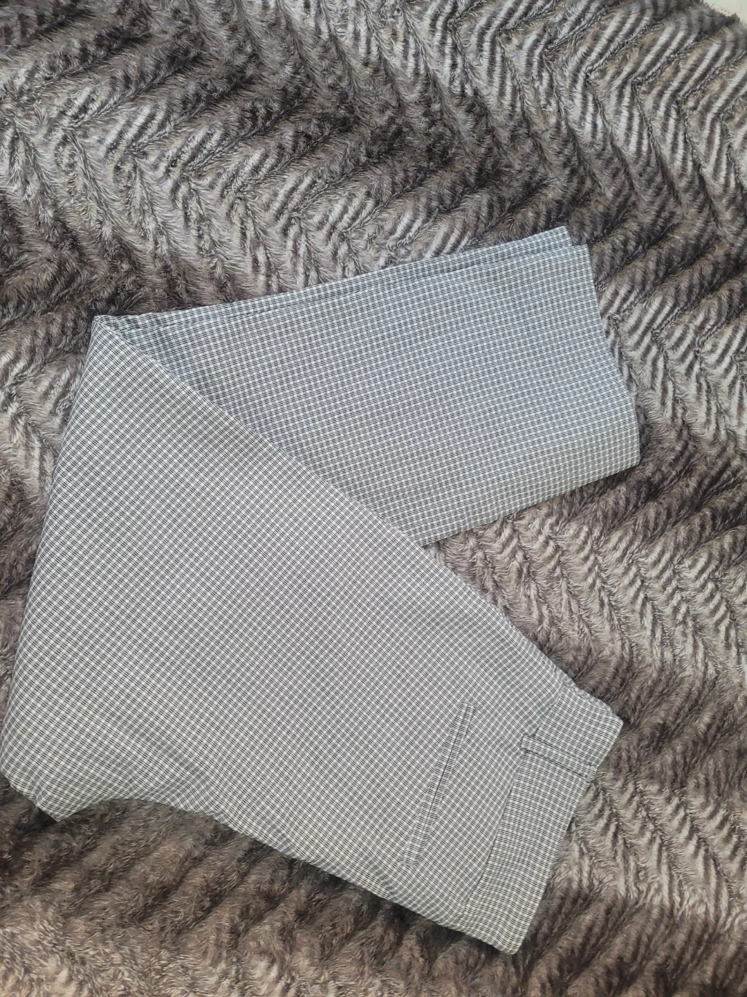 J.Jill Grey Plaid Pants Size 12