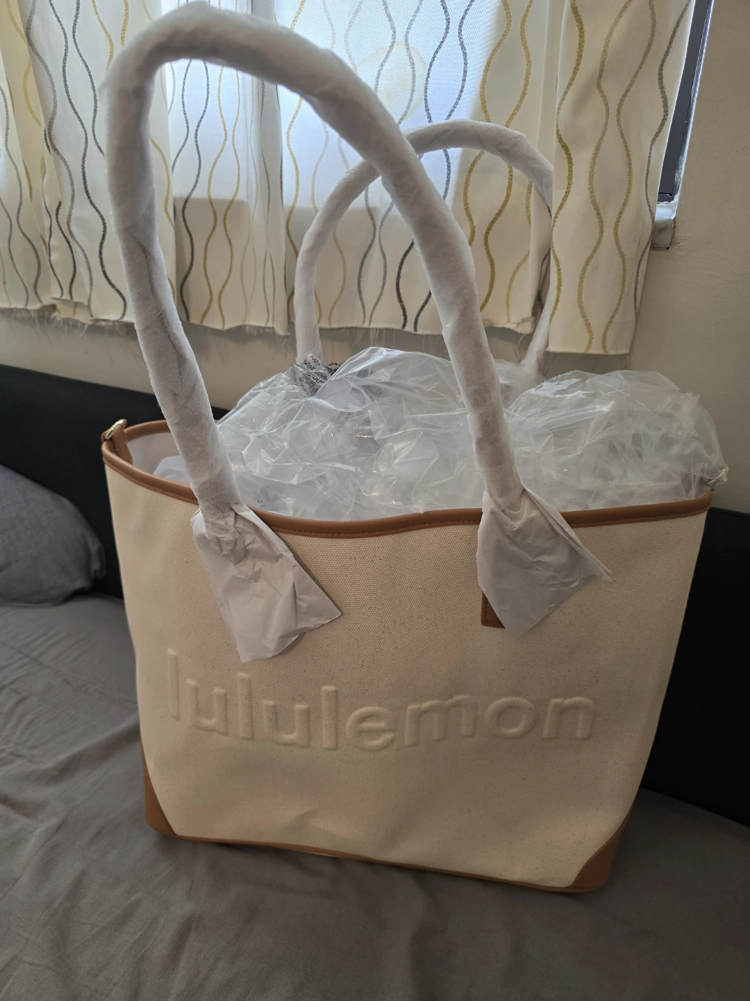 Lululemon Canvas Tote Bag - new, firm price - photo 2