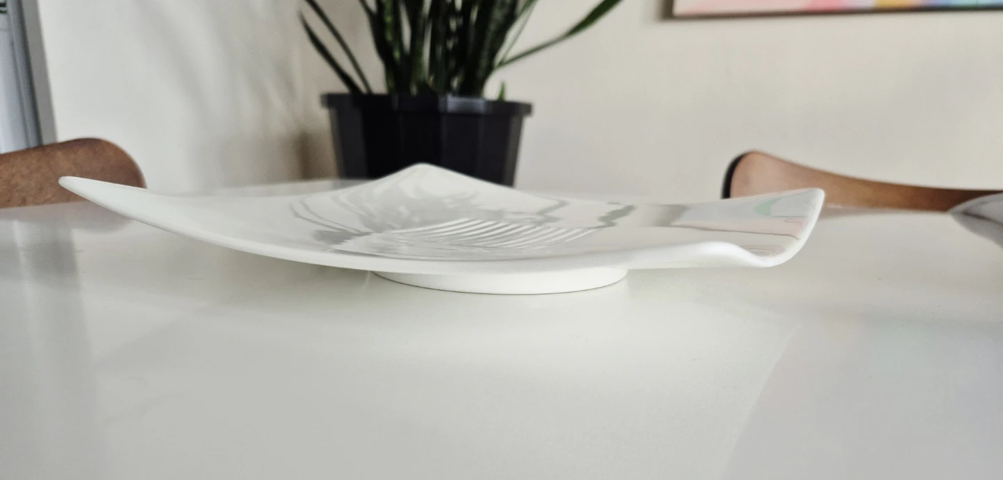 Fortessa Bone China Square Plates (Set of 3) - photo 3