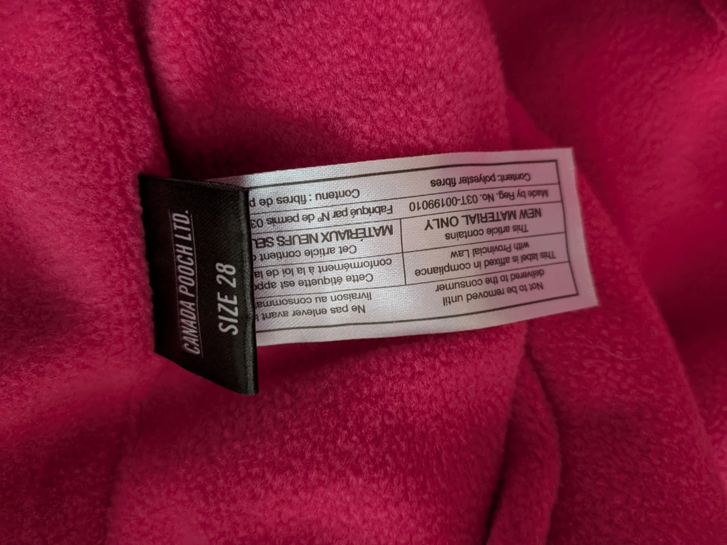 Canada Pooch Dog Winter Jacket Size 28 - photo 4
