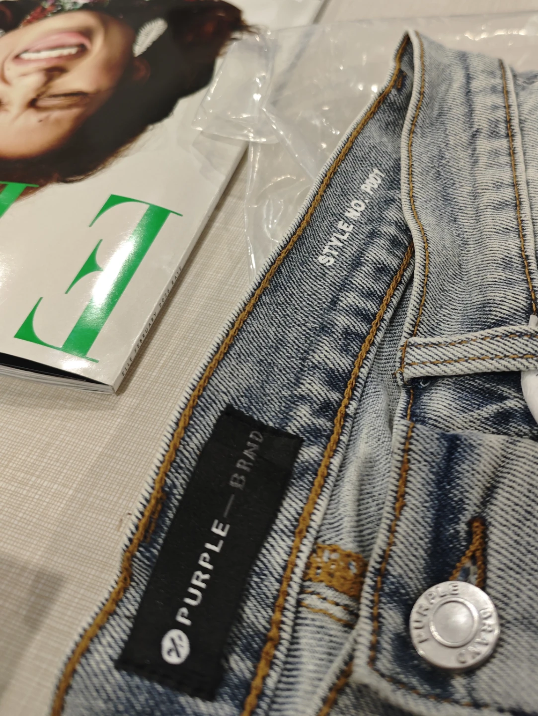 Purple Brand Dropped Fit Jeans - Size 32 - photo 4