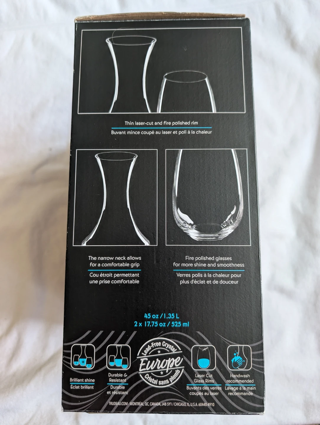 BNIB Trudeau Wave water set - photo 2