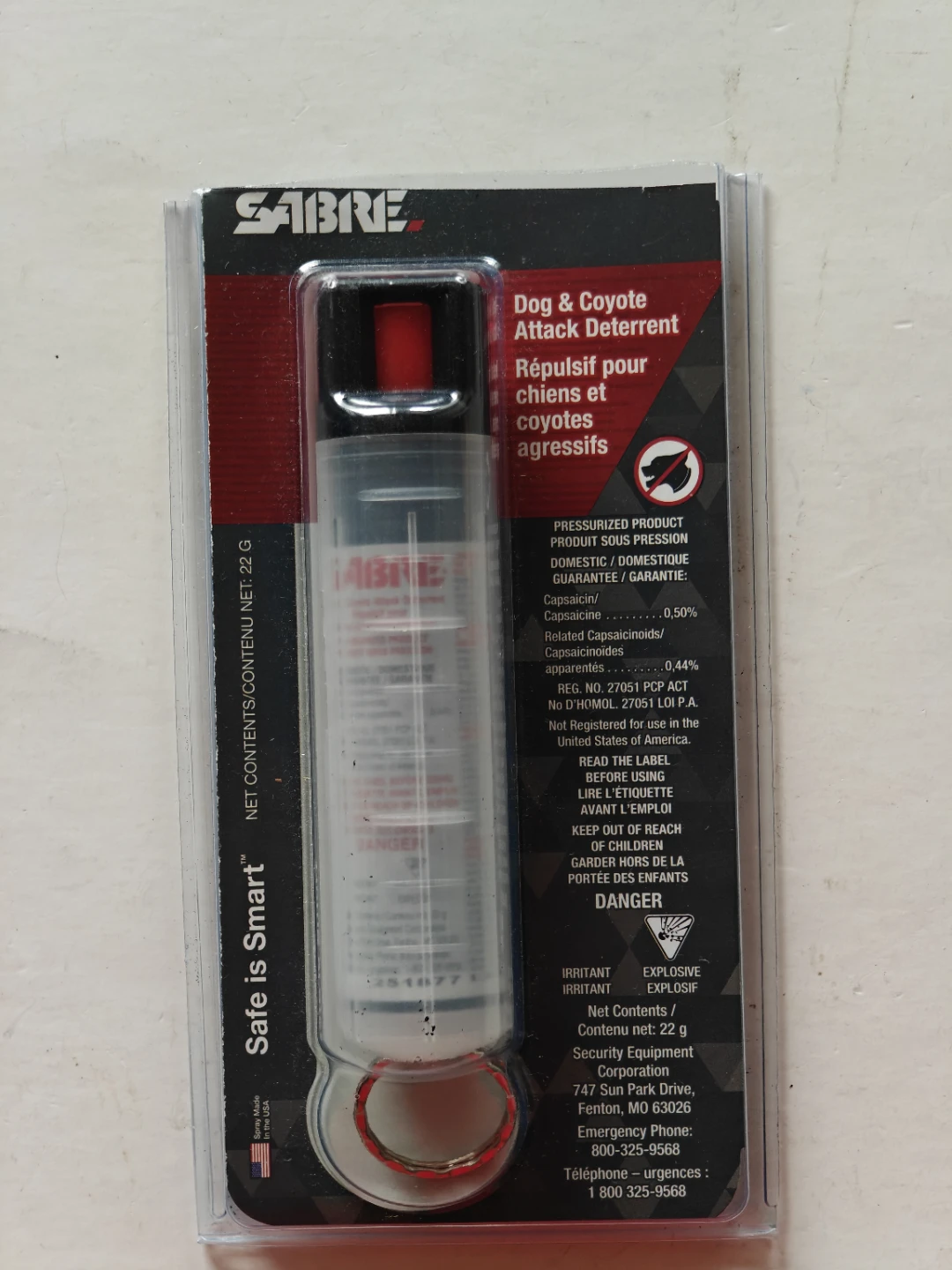 sabre dog and coyote spray