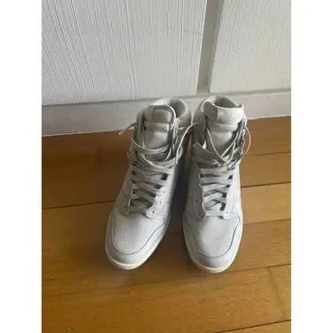 Nike sky dunks Light Grey High-Top Sneakers - photo 2