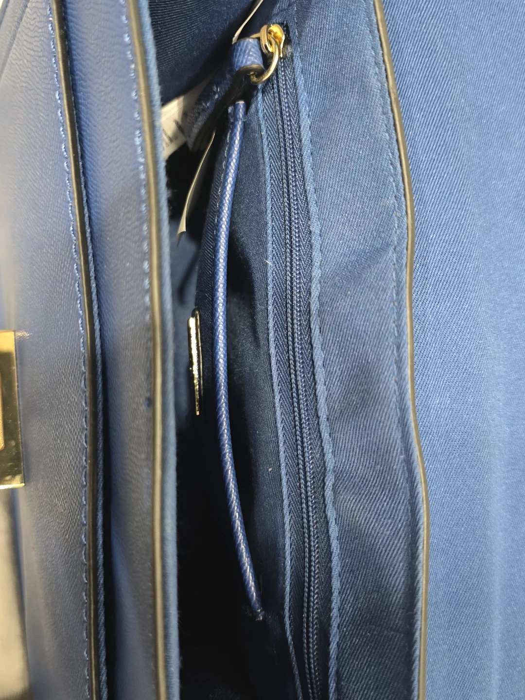Aldo Blue Purse with Scarf - photo 5