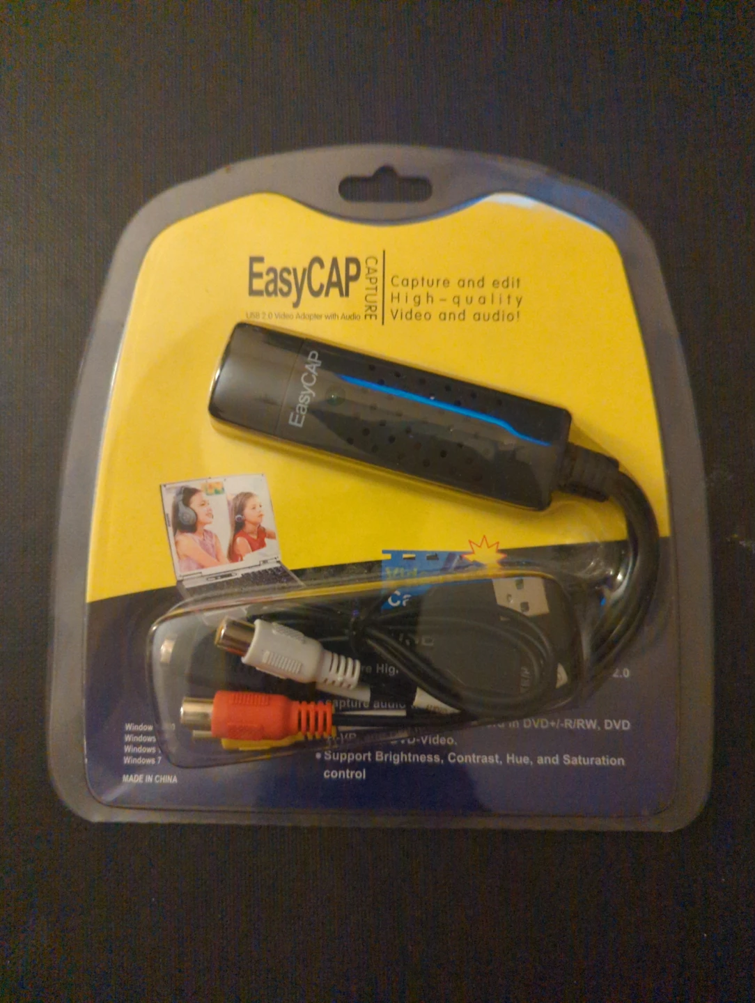 EasyCAP USB 2.0 Video and Audio Capture Adapter