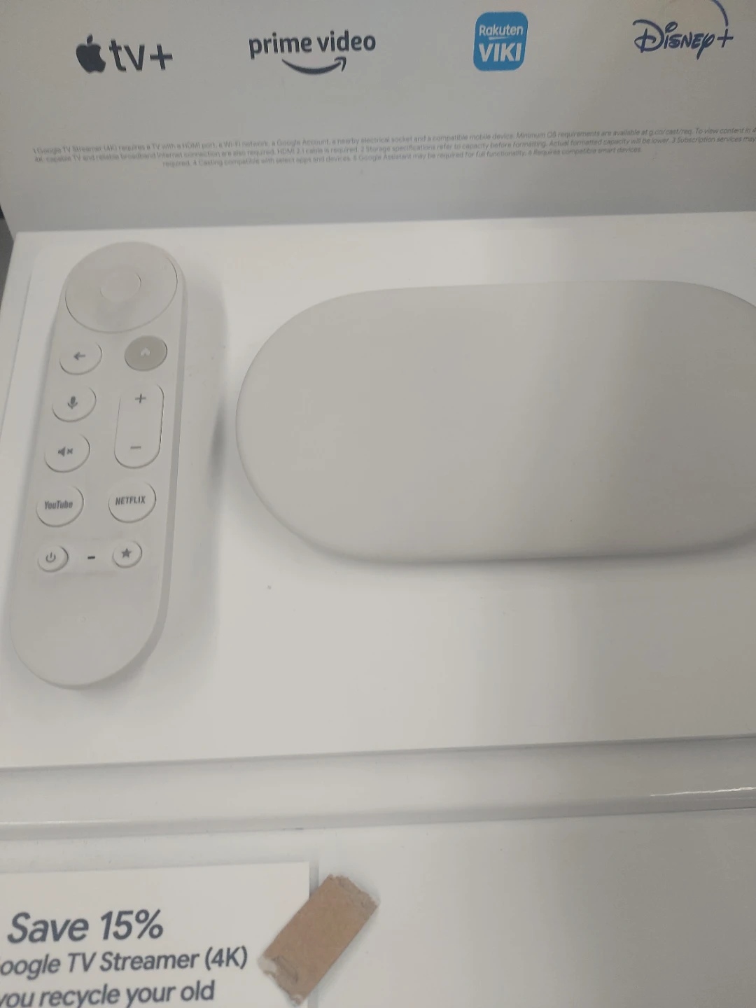 Google TV Streamer (4K) with Remote