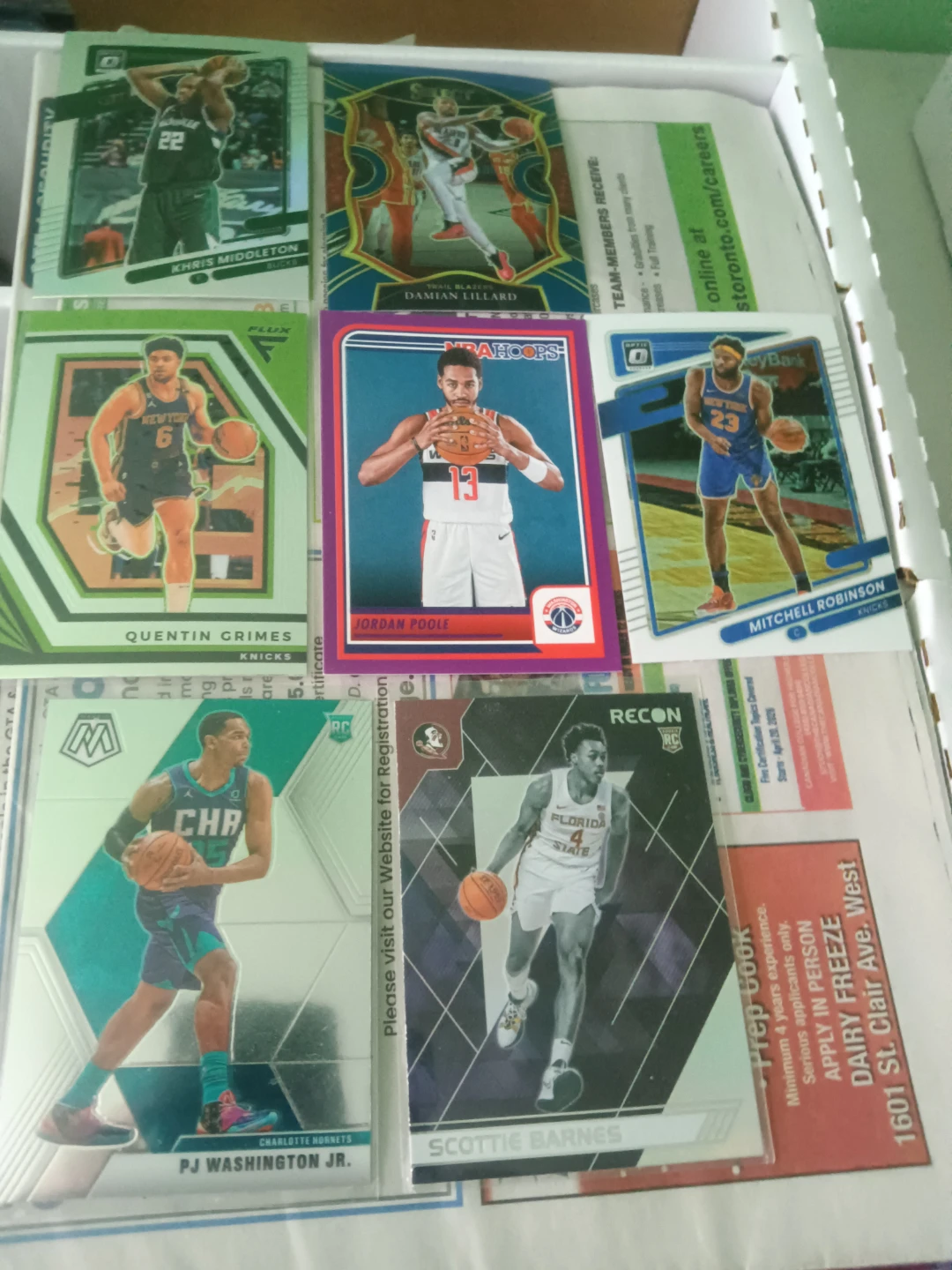 Collection of NBA Basketball Trading Cards 🧡