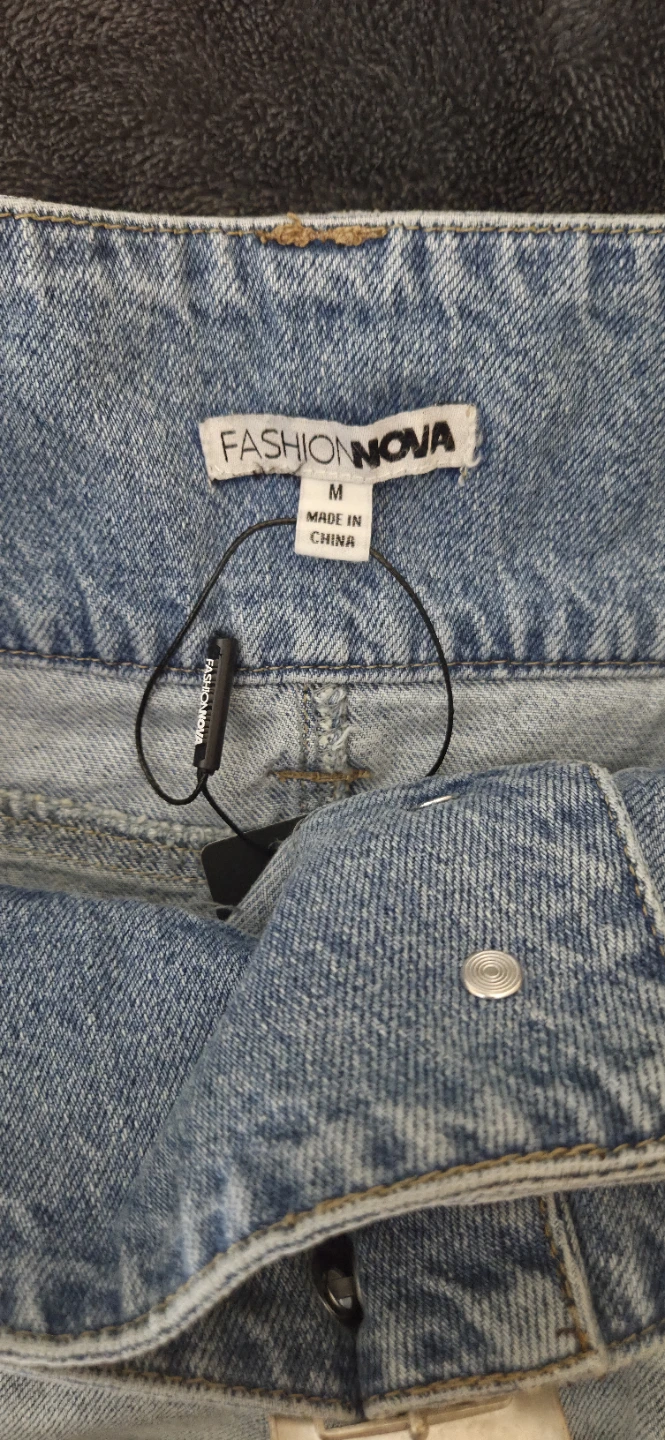 Fashion Nova Denim Mini Skirt Size M 🏆 - photo 4
