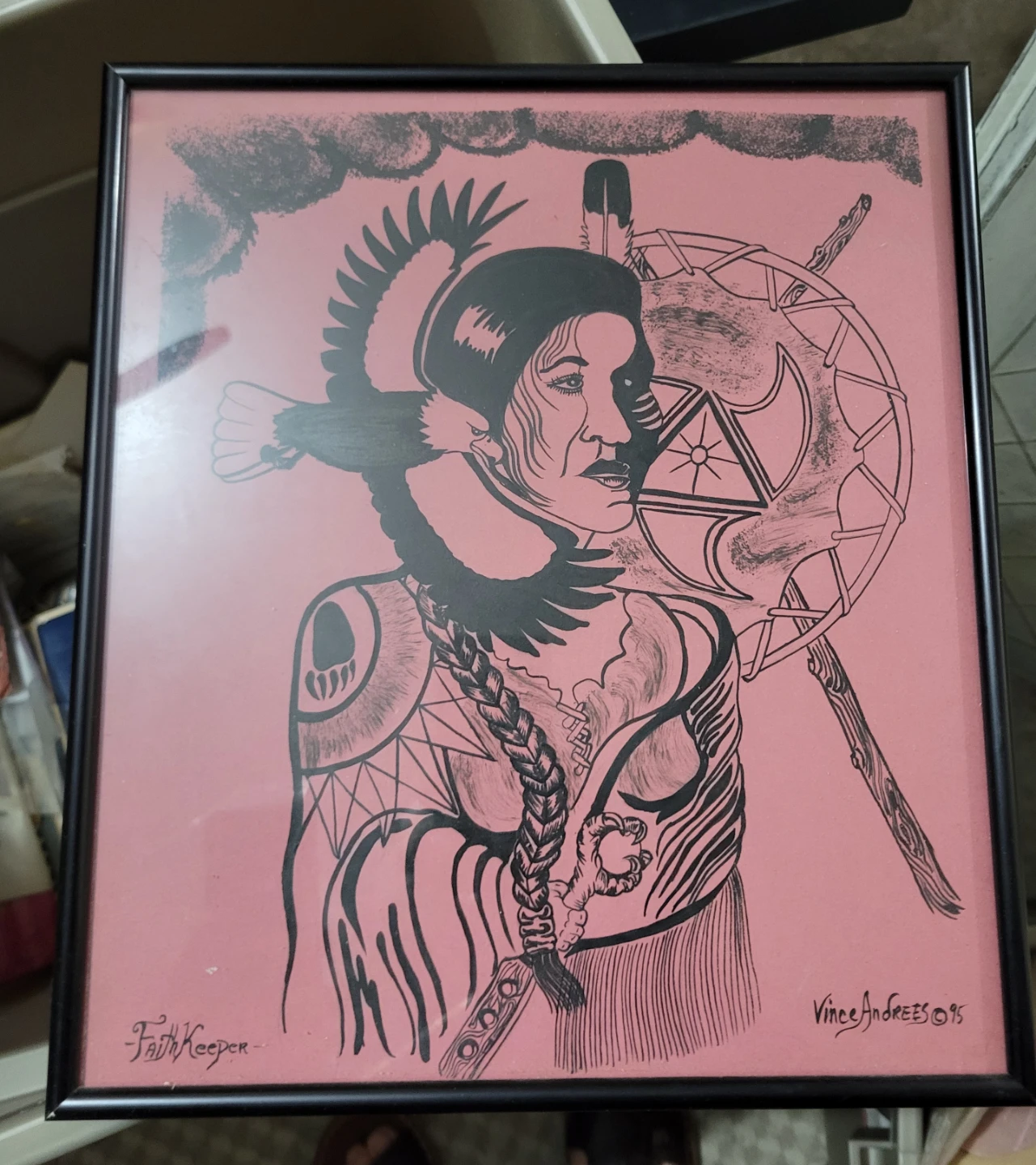 Faith Keeper Original Signed Illustration (1995)