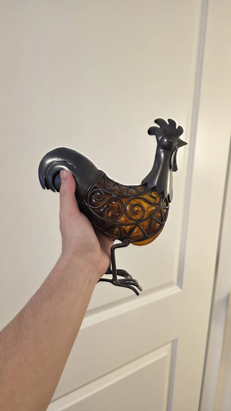 Rooster Decorative Wine Bottle Holder