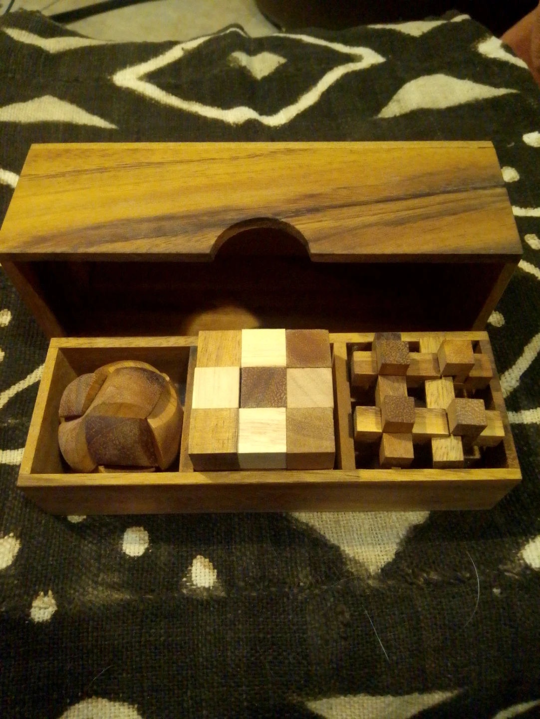 Wooden Interlocking Puzzle Set