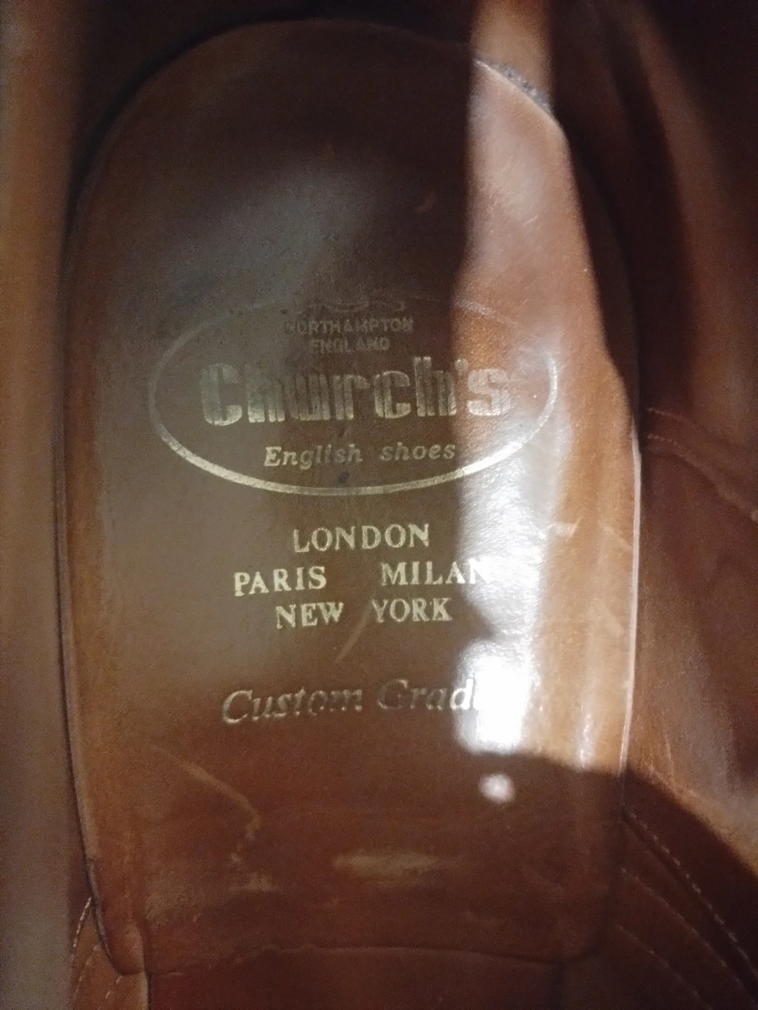 Church's Custom Black Leather Shoes - photo 3