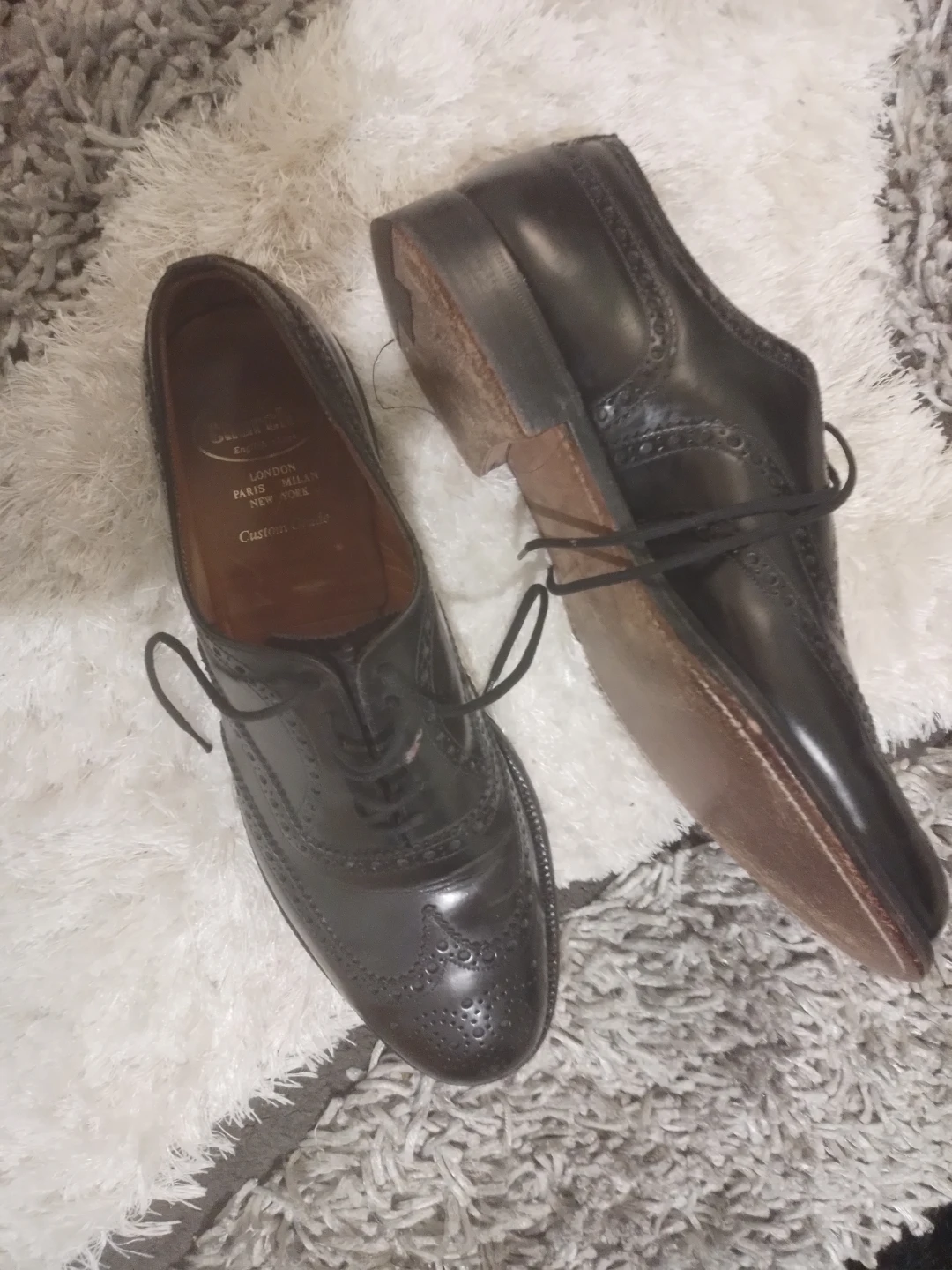 Church's Custom Black Leather Shoes - photo 4