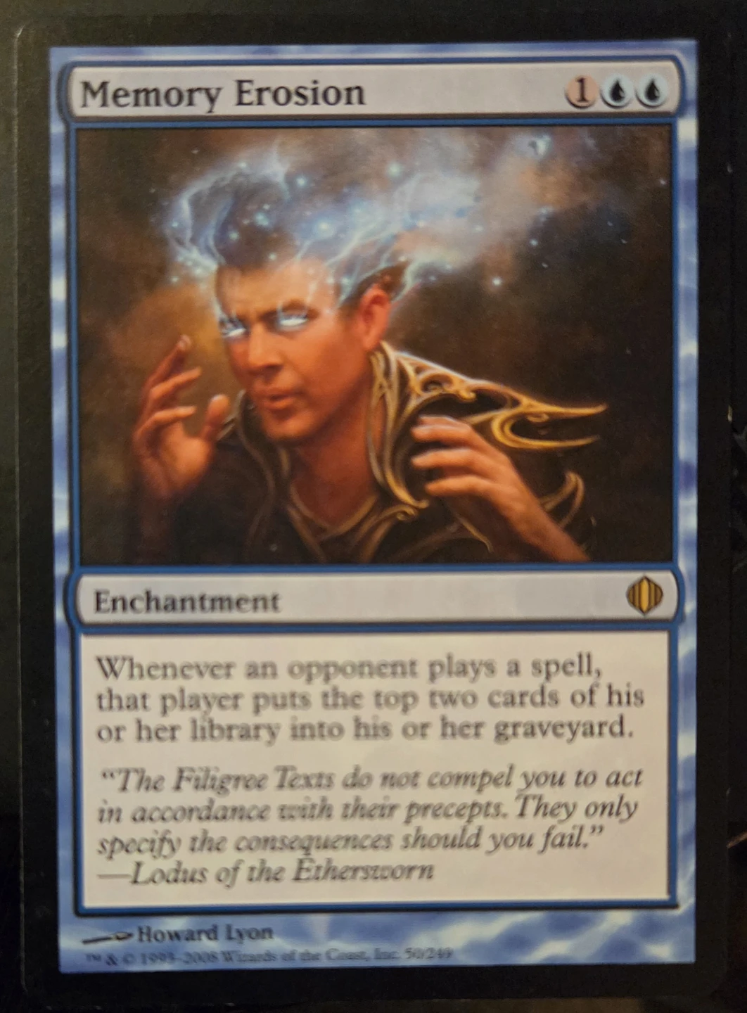 Memory Erosion Magic the Gathering Card