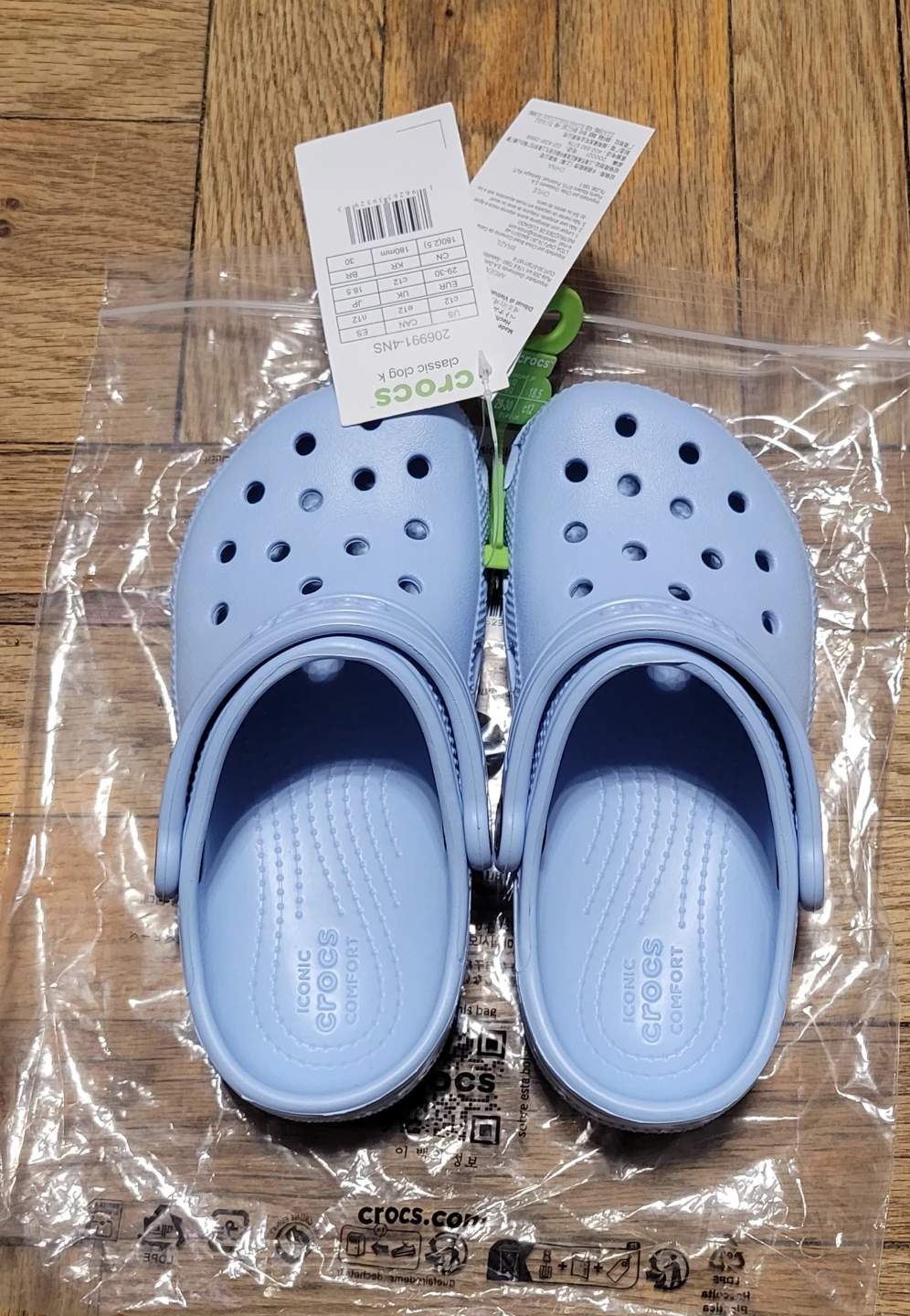 Crocs Classic Clog K Light Blue Size C12