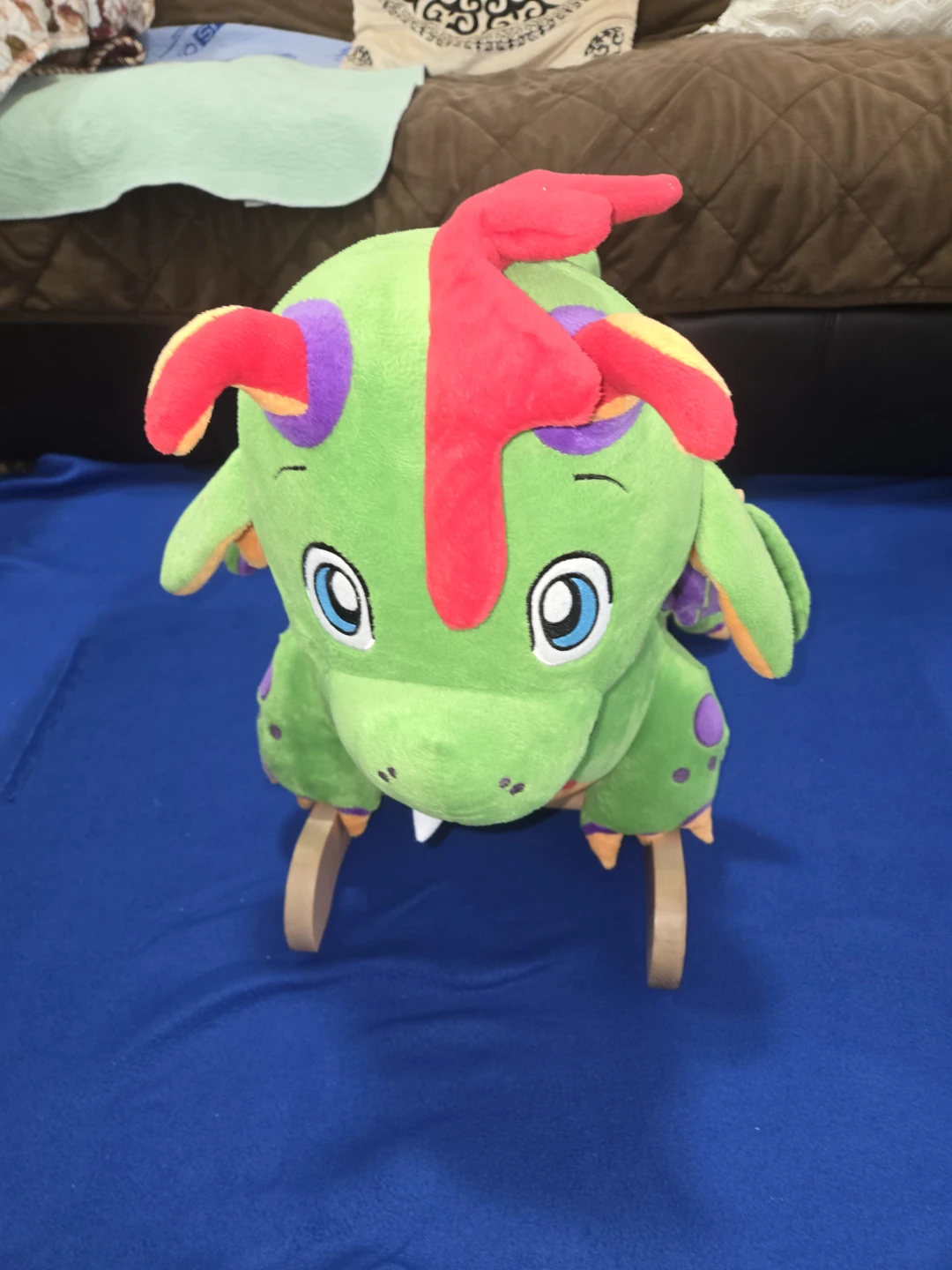 Stuffed Dinosaur Rocker