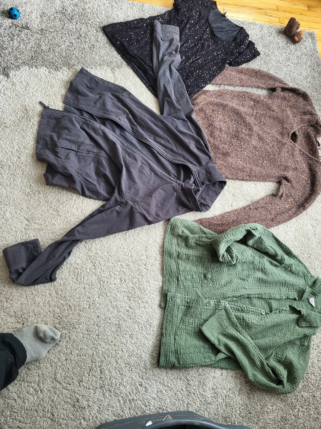 Roots jacket and other women's clothing bundle