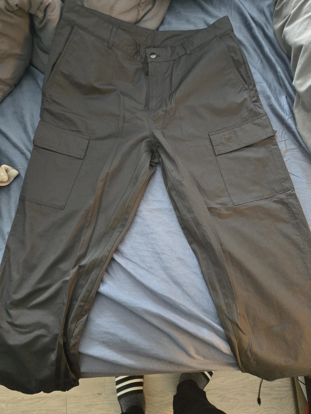 Adidas Blue Version Essentials Cargo Pants - Size L