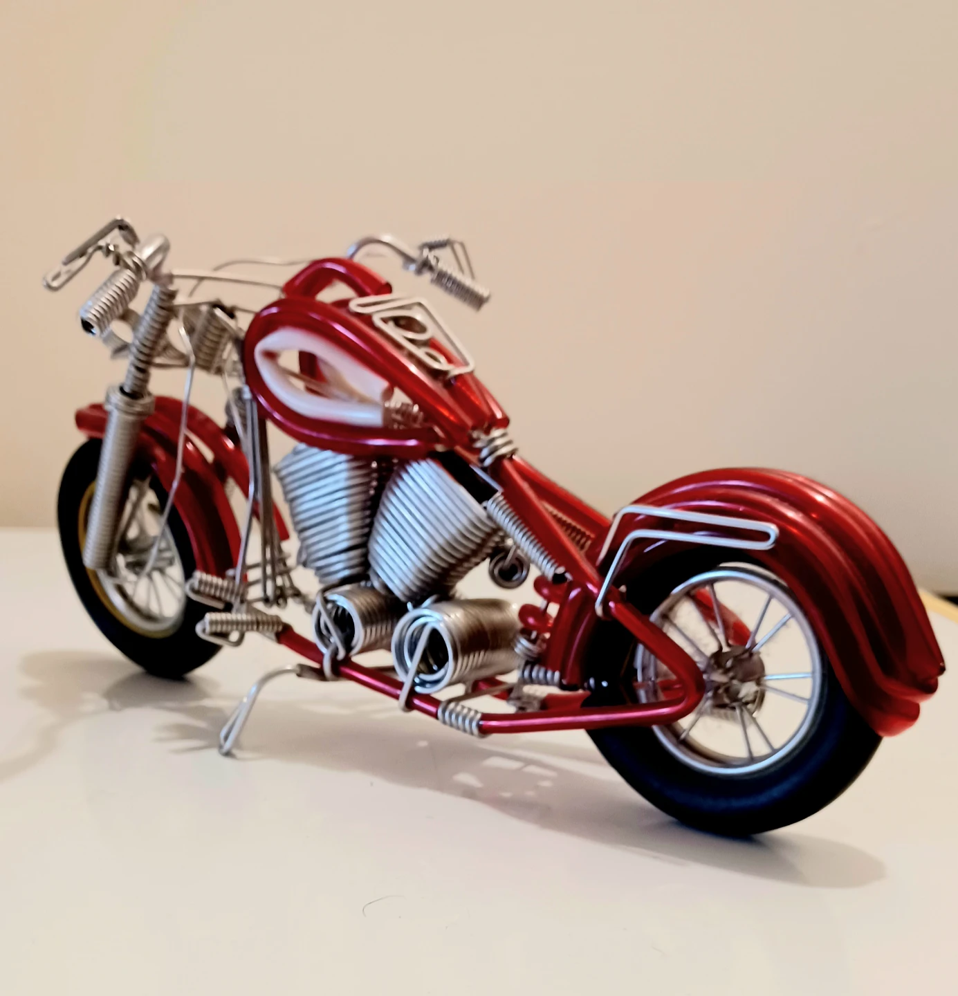 Unique Hand Crafted Aluminum Harley Davidson Motorcycle - photo 3
