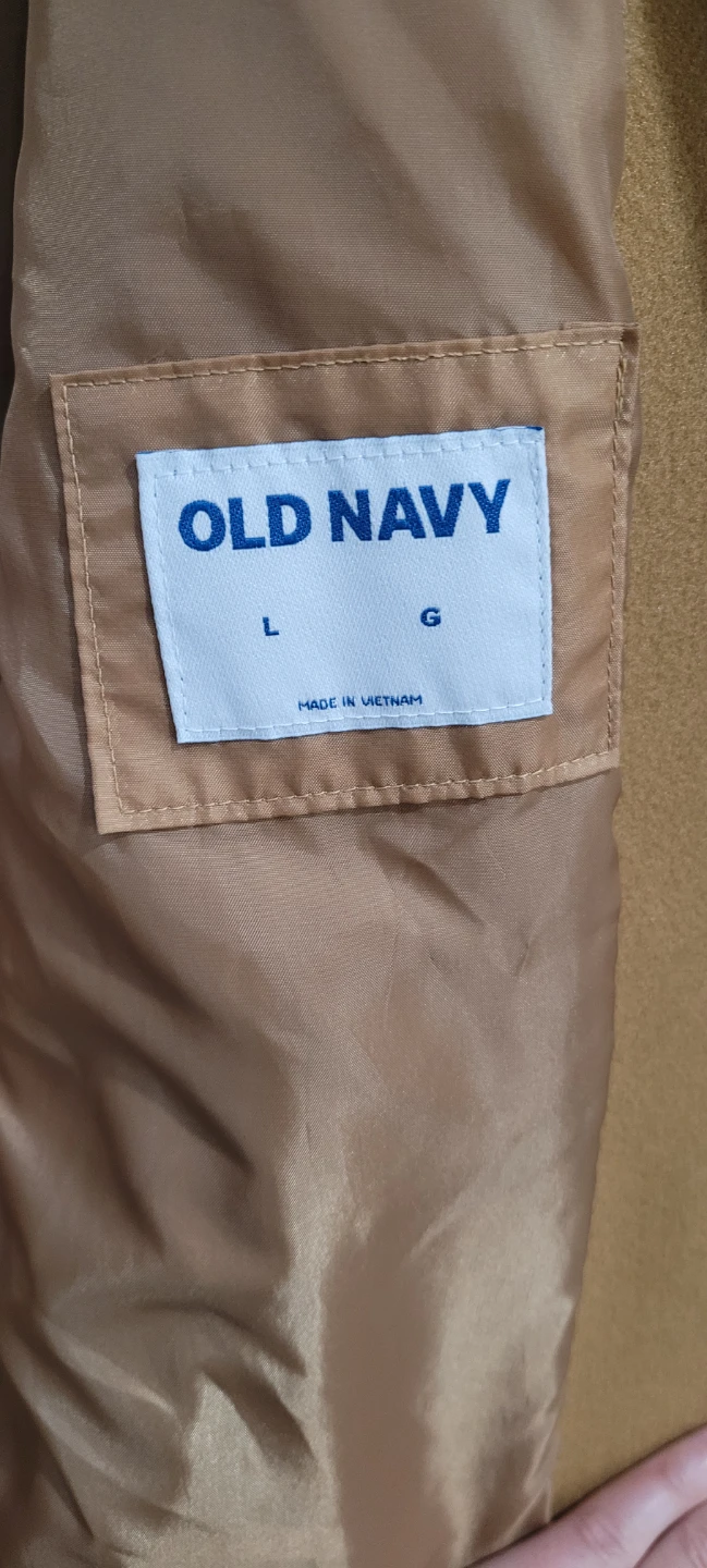 Old Navy Men's Wool Blend Topcoat - Size L - photo 3