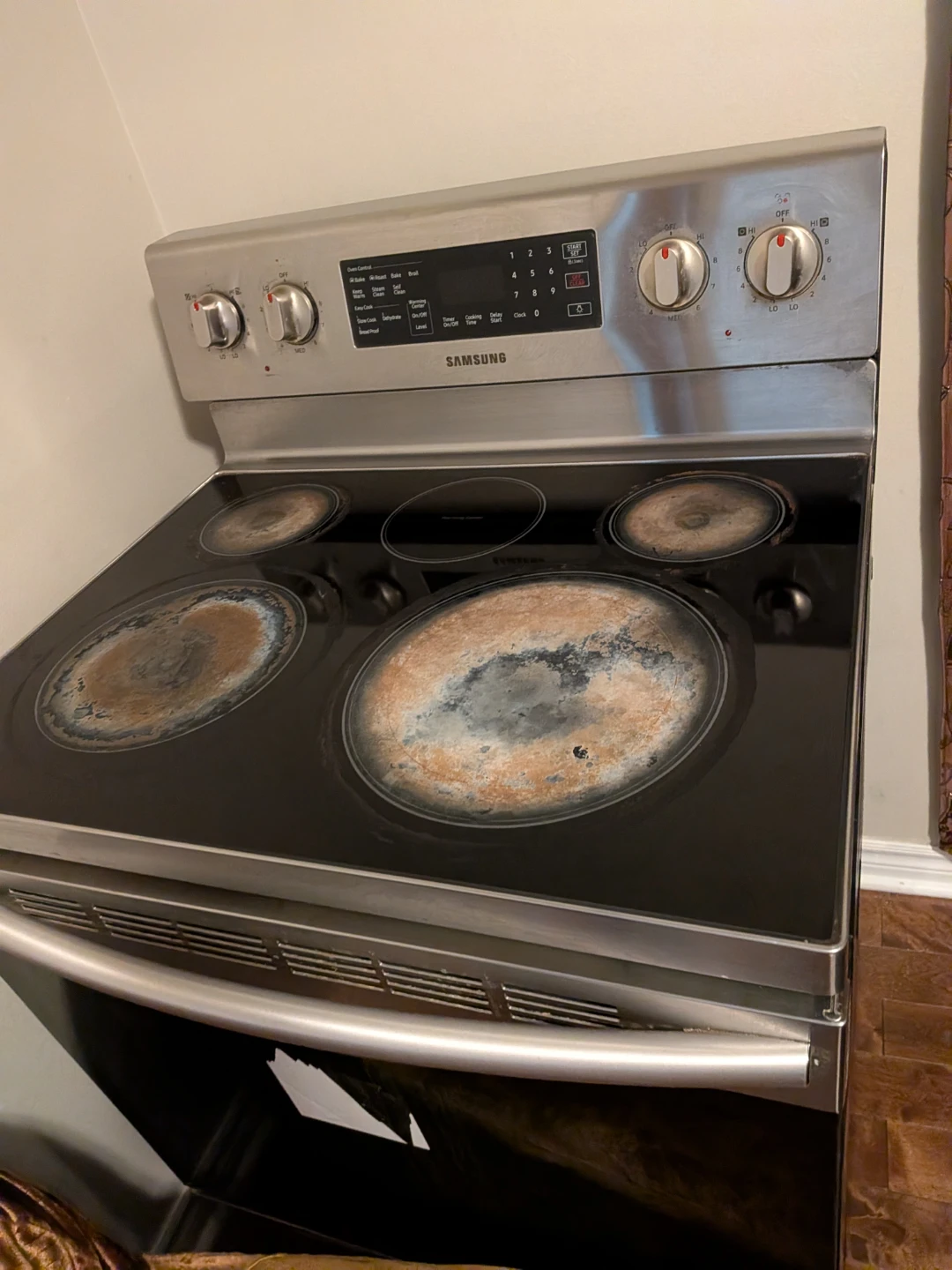 Samsung Electric Stove with Glass Top