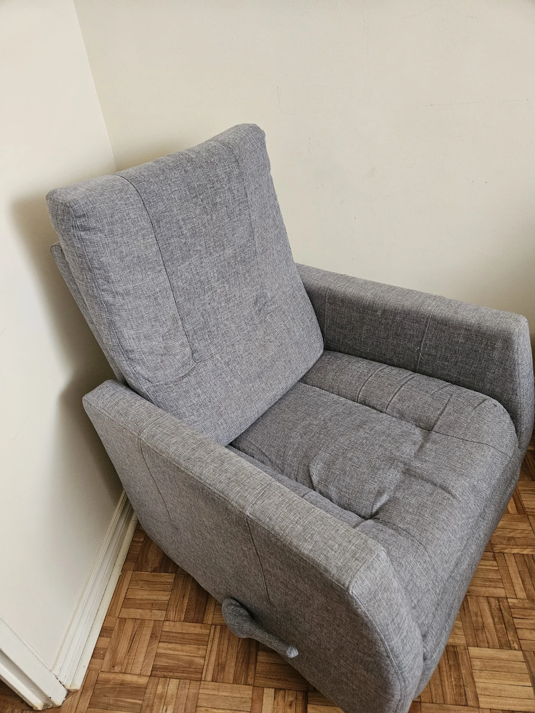 Grey Recliner Chair ( can use for nursery )
