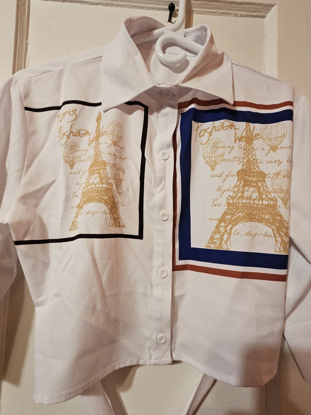 Women's short blouse - photo 2