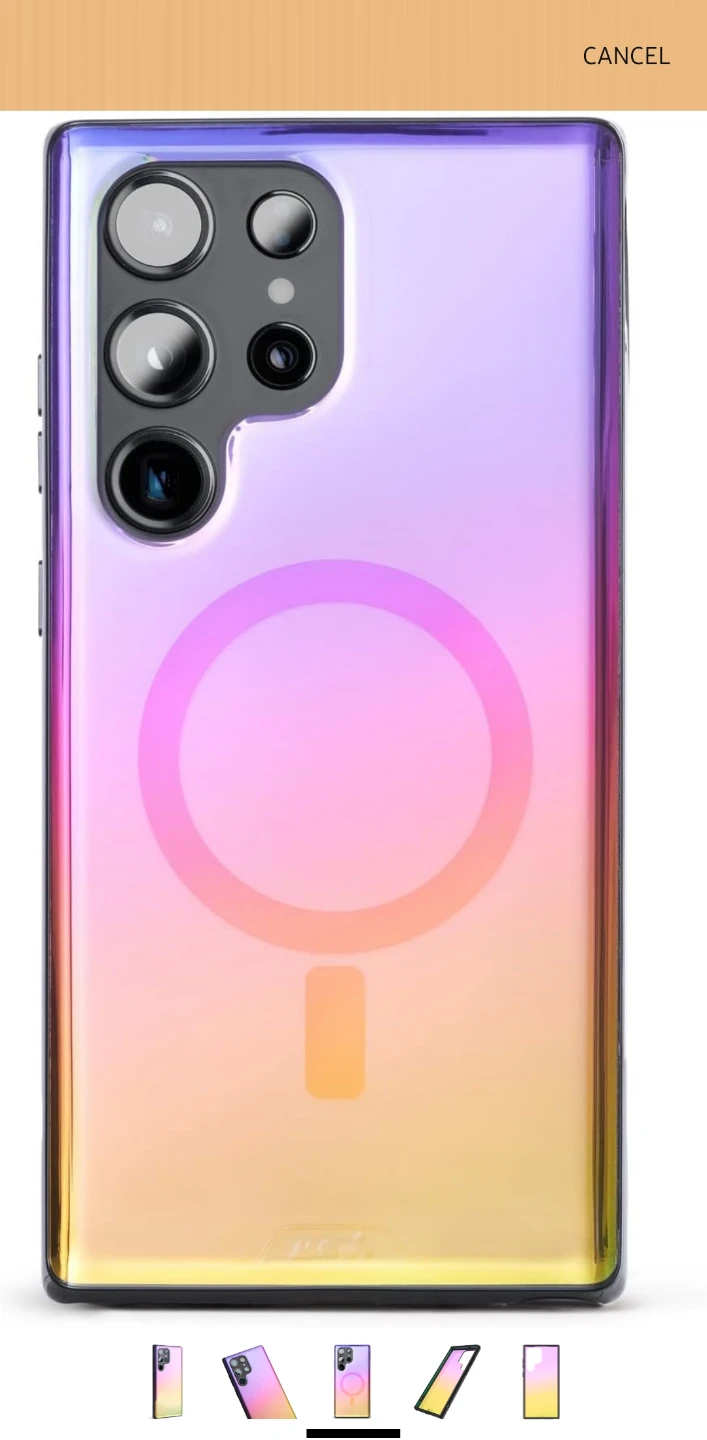 Mous Iridescent Phone Case for Samsung S23 Ultra with Magsafe