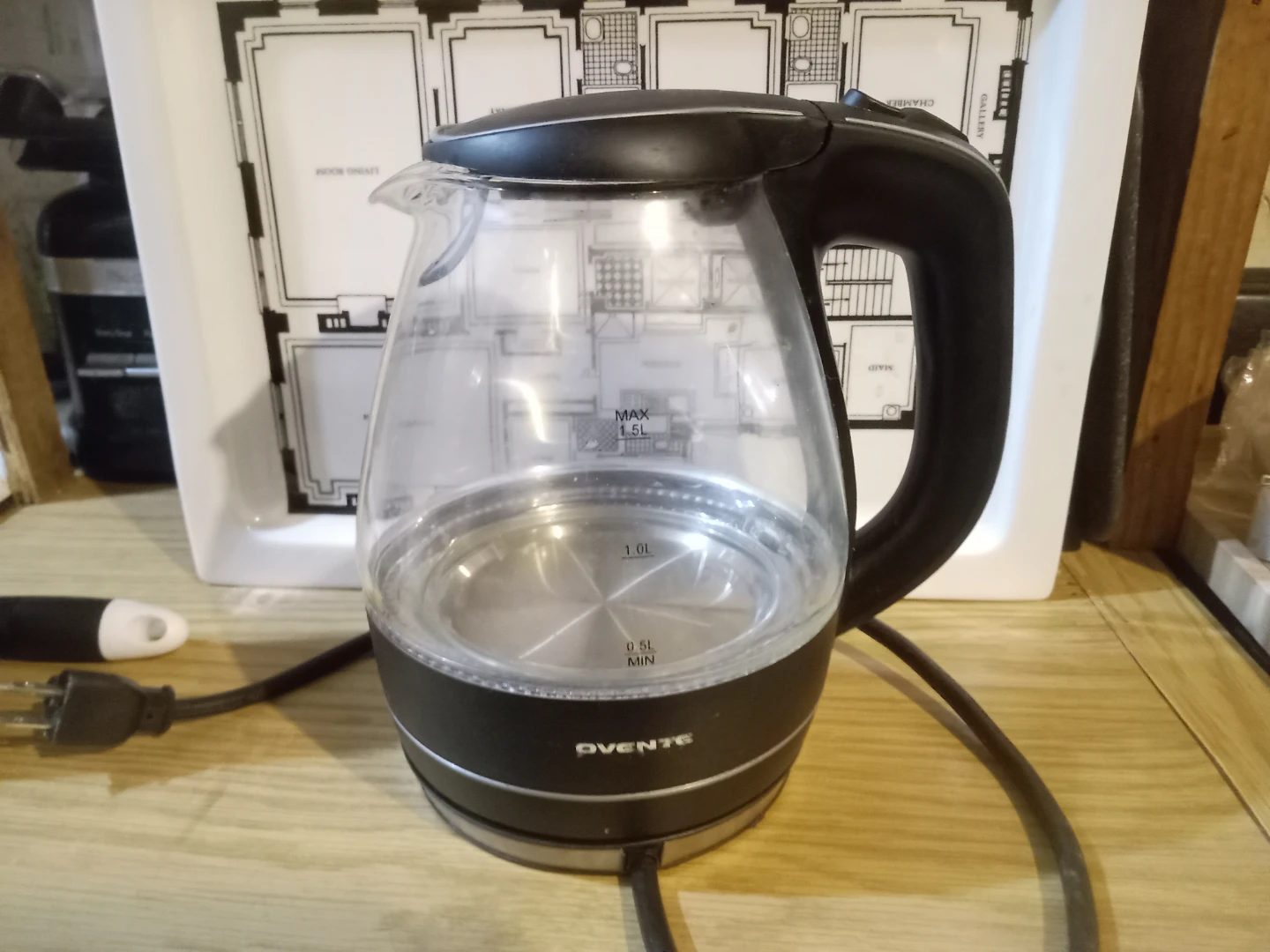 Ovente Glass Electric Kettle