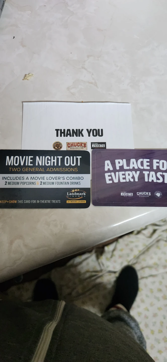 Chuck's Roadhouse Gift Card