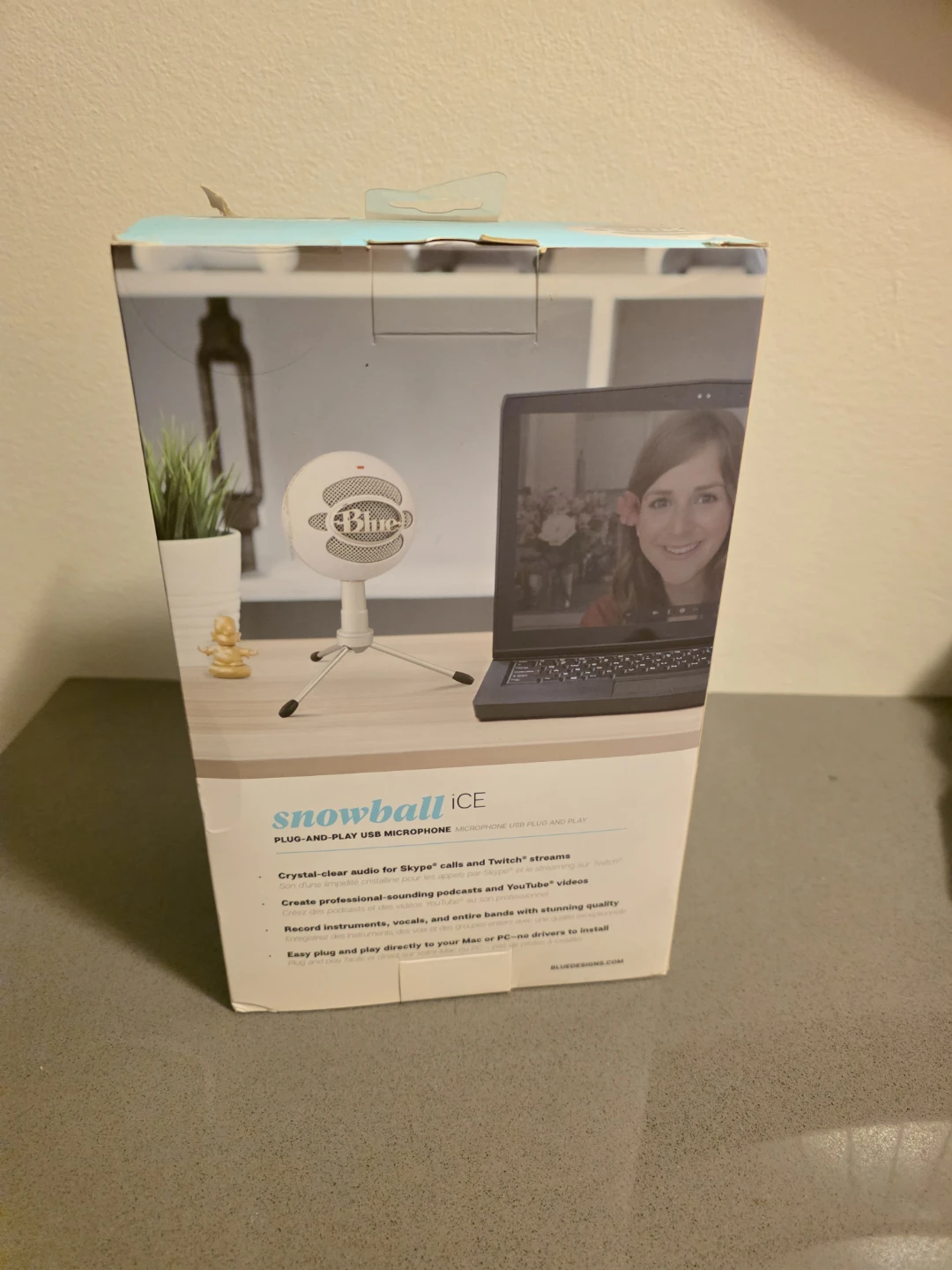 Blue Snowball iCE Condenser Microphone - White - photo 2