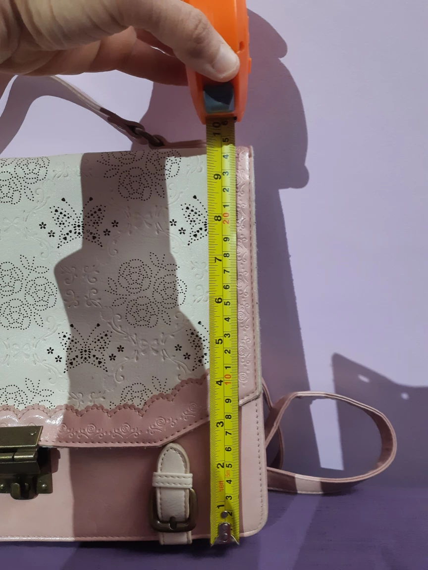 Pink & White Satchel-style Bag #Cleanout - photo 5