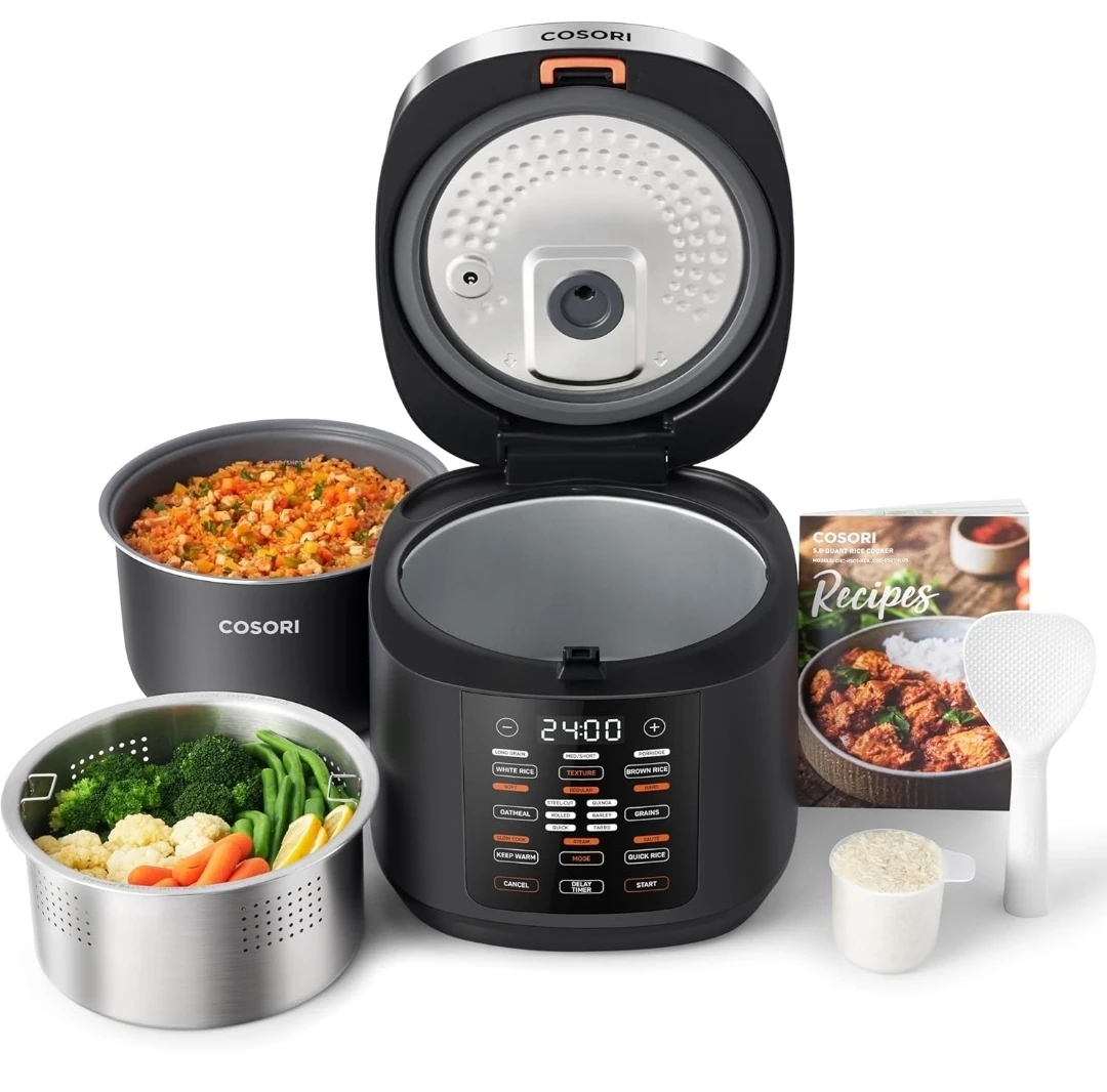 COSORI 18-in-1 Rice Cooker with Steam Basket & Recipes - photo 2