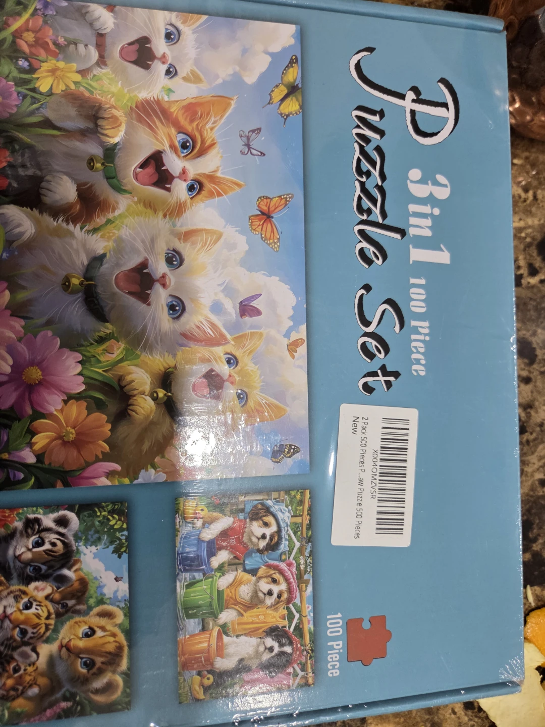 Puzzle set 3 in 1 (100 pieces)