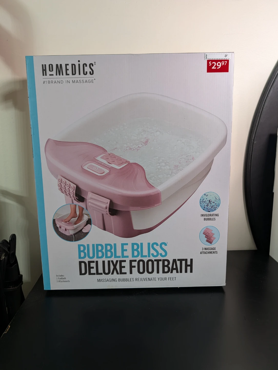 HoMedics Bubble Bliss Deluxe Footbath