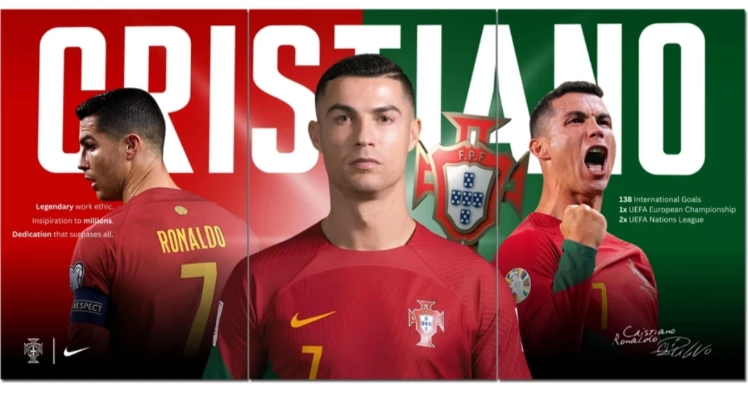 Cristiano Ronaldo Poster Set - 12" x 18"