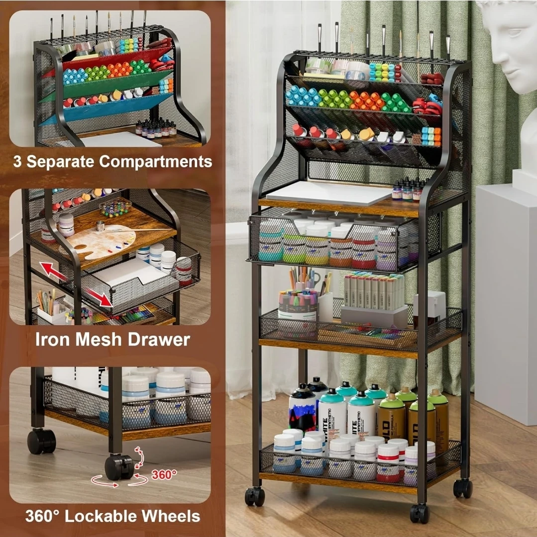 Metal Craft Storage Cart - photo 3